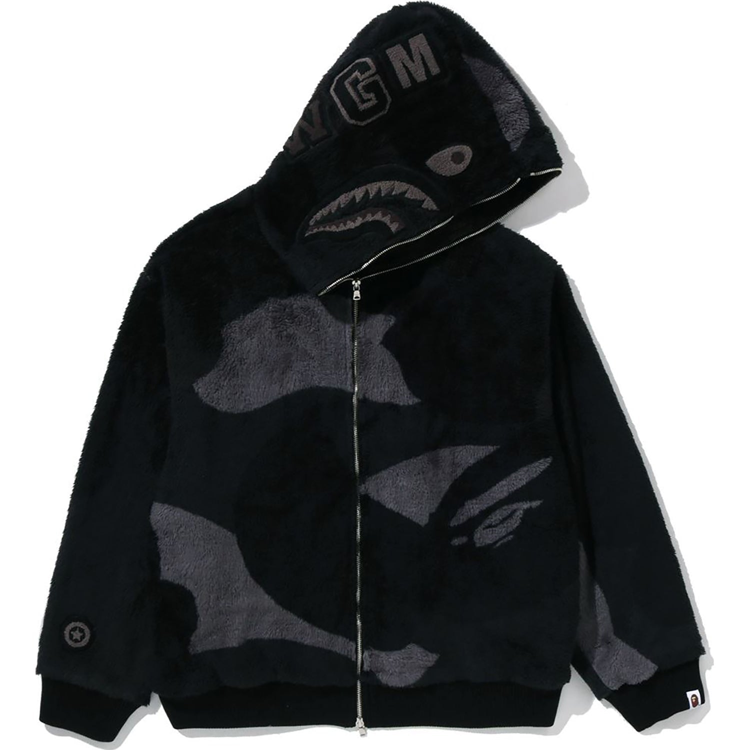 COLOR CAMO SHARK FULL ZIP SHERPA JACKET MENS