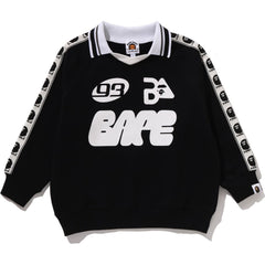 BAPE TAPE RELAXED FIT CREWNECK SWEATSHIRT KIDS