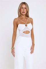 On Show Bodysuit White