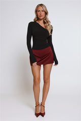 BASE Form Luxe Knit Worn Well Long Sleeve Top Black