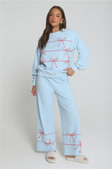 Candy Cane Dreams Sweater Blue