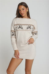 Twilight Icicle Knit Set Oatmeal