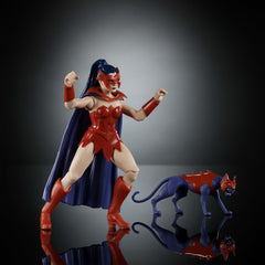 Masters of the Universe Origins Figura de Acción Cartoon Collection Catra de 5.5 pulgadas