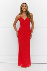 Spark Of Excitement Maxi Dress Tangerine