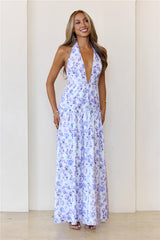 Wardrobe Goals Halter Maxi Dress Lilac