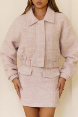 Snowy Starlet Jacket Blush