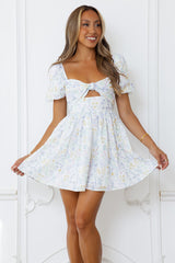 Secrets Florals Mini Dress Print