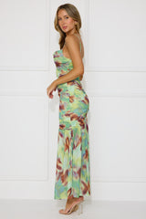 Lush Affair Maxi Dress Green