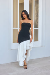 Extravagant Events Strapless Maxi Dress Black