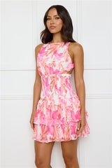 Sailing In Style Mini Dress Pink