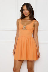 Sea Star Mini Dress Orange