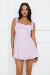Rooftop Dance Mini Dress Lilac