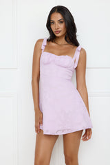 Rooftop Dance Mini Dress Lilac