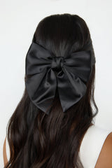 Perfect Bow Hair Clip Black
