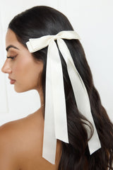 Whimsy Bow Hair Clip Cream