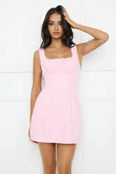 City Sleek Mini Dress Pink