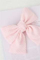 Pretty Girl Bow Hair Clip Pink