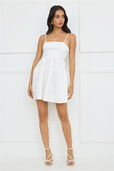 Softly Stunning Mini Dress White