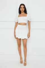 Tangerine Tease Set White