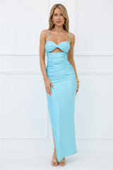 Meet The Queen Maxi Dress Aqua