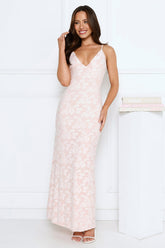 Dazzleberry Maxi Dress Pink
