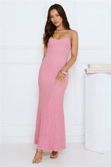 Late Night Lovers Maxi Dress Pink