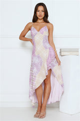 On Screen Romance Maxi Dress Purple