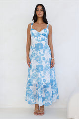Sky Meet Sea Maxi Dress Blue