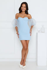 Limitless Energy Mini Dress Blue