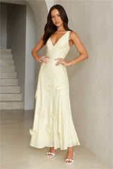 Juicy Floral Maxi Dress Yellow