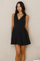 Charming Girl Mini Dress Black