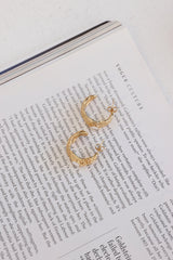 One Icon Earrings Gold