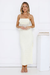Sunbeam Dreams Lace Maxi Dress Yellow