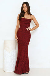 Bridge To Wonderland Maxi Dress Plum