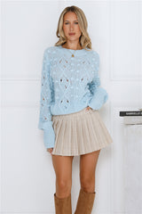 Winterberry Sweater Knit Blue
