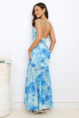 Stars Before Sunrise Maxi Dress Blue