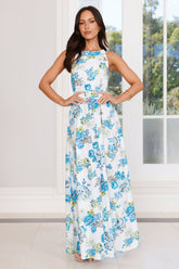Airy Beauty Maxi Dress Blue