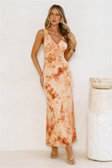 Rule The Night Maxi Dress Orange