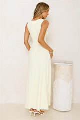 Morning Dew Maxi Dress Yellow