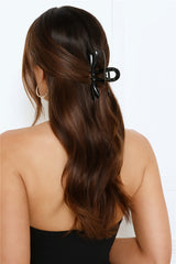Shine On Claw Clip Black