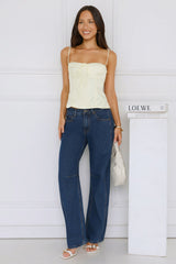 Style Shift Satin Top Butter