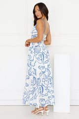Seashell Glow Maxi Dress White