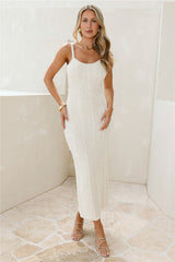 Shell Shine Maxi Dress Cream