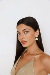 Mermaid Splash Earrings Gold