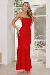 Bridge To Wonderland Maxi Dress Red
