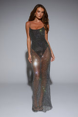 LUXE On Arrival Sheer Maxi Dress Black