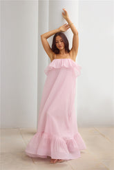 Flourishing Fantasy Maxi Dress Pink