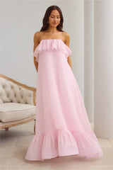 Flourishing Fantasy Maxi Dress Pink