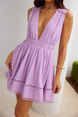 Style Over Status Mini Dress Lilac