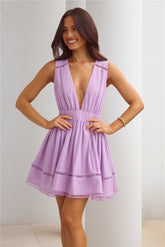 Style Over Status Mini Dress Lilac